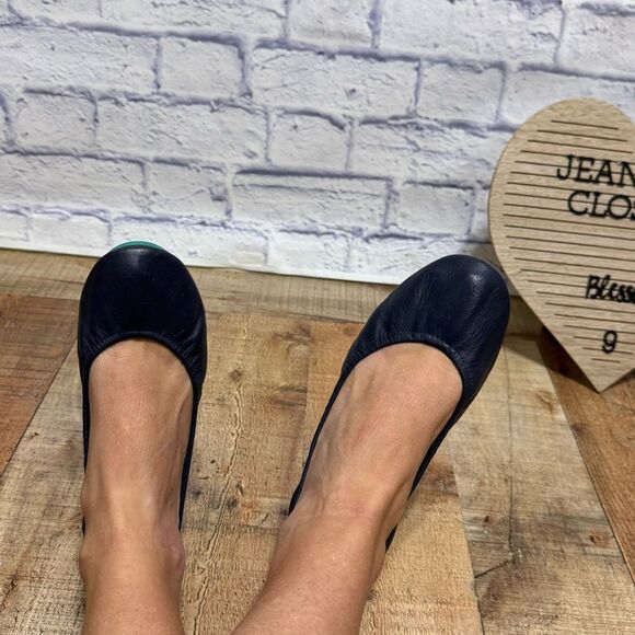Tieks by Gavrieli California Navy Ballet Flats Foldable size 9 - Picture 9 of 13